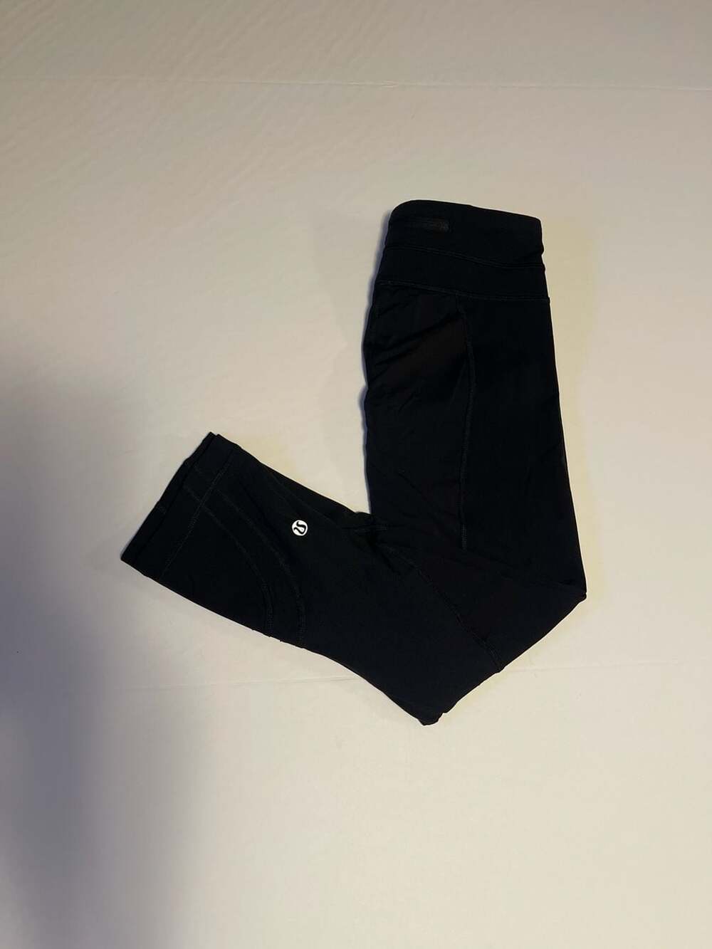 Lululemon Run: Inspire Crop II Black Leggings Size 4